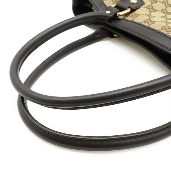 GUCCI Brown Leather Shoulder Bag - Picture 5 of 9